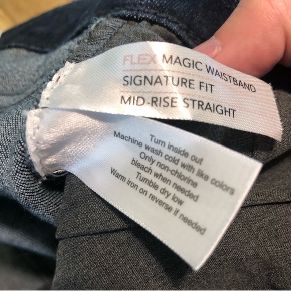 NWT Lane Bryant Signature Fit Straight Mid-Rise Jeans Size 34/36 Stretch 54x31 - Picture 14 of 16